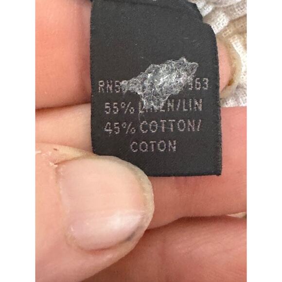 14th Union Pants Mens XL Slim Fit Linen Blend Drawstring Casual Summer Casual - Picture 10 of 10